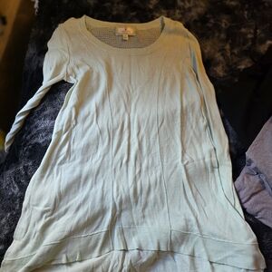 Ruby Moon Light Green Tunic Top